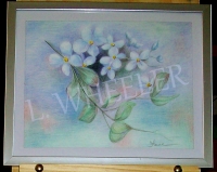 Whispers She Softly Colored Pencil Painting by Laura Wheeler